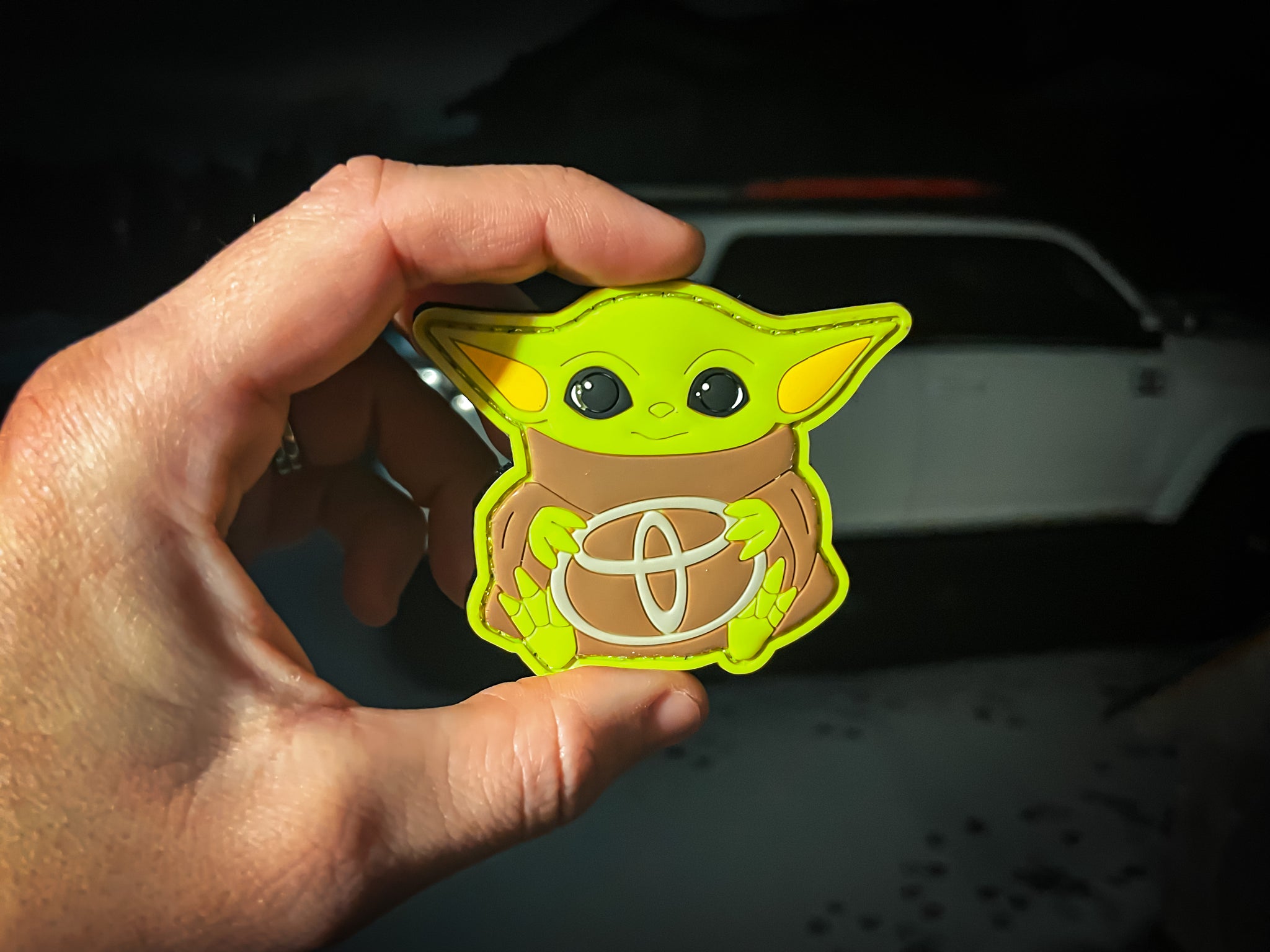 yoda car emblem