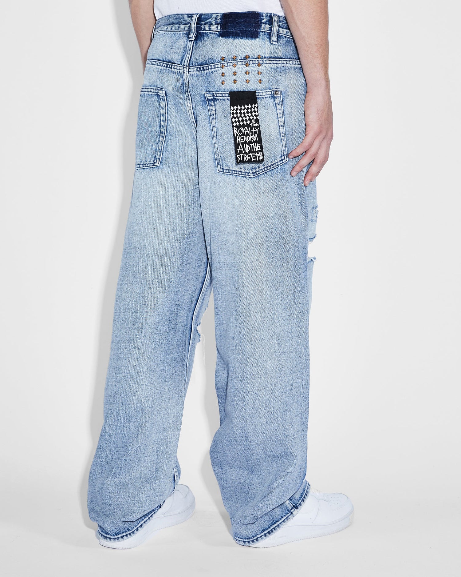 Maxx Bluuu Baggy Wide Leg Denim Jeans - Blue | Ksubi ++