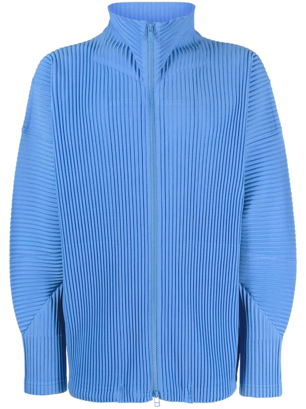 Homme Plissé Issey Miyake | Zip Up Cardigan in Nemophila Blue – Henrik ...