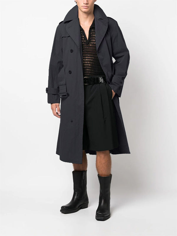 Maison margiela wax-coated trench coat | nate-hospital.com