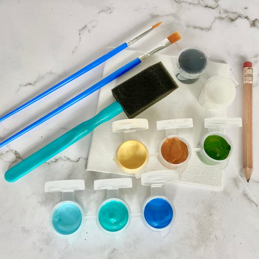 Shore Thing paint collection: 4-color DIY Paint-at-home Craft Kit –  PeaceAndPalette