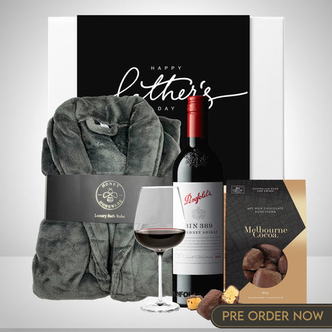 Dad's Luxury Robe & Cab Shiraz Hamper