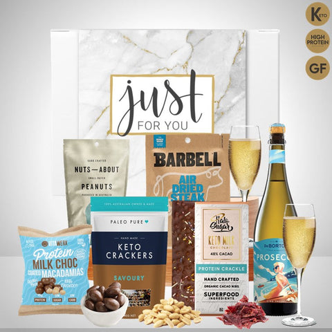 Hampers Galore Gourmet Keto & Prosecco Hamper Product