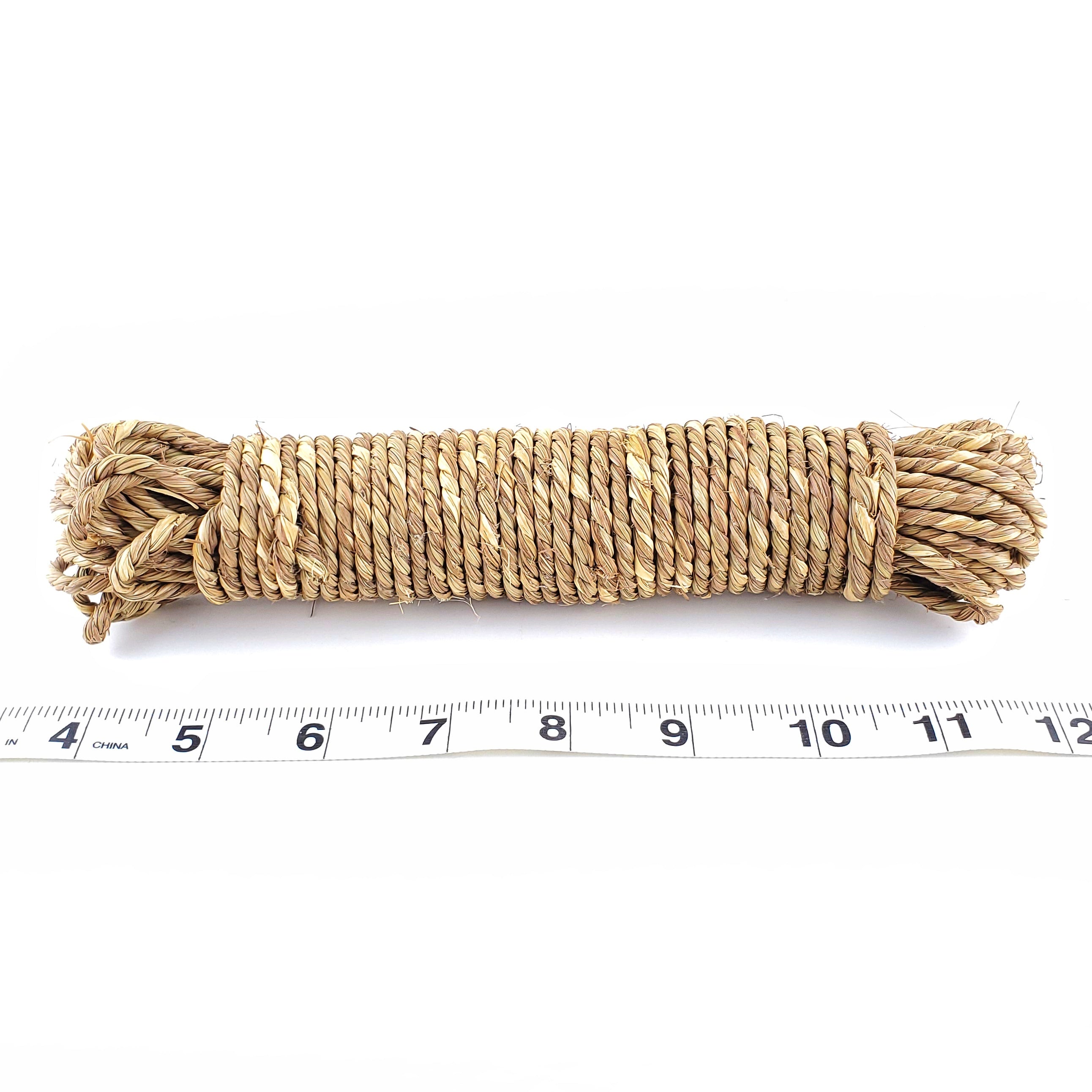 10mm natural water hyacinth rope, Braided Rope, Seagrass cord – nornorbag