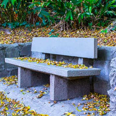 concrete park bench