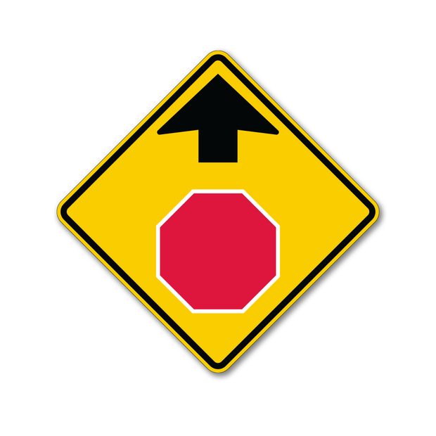 Stop Ahead Symbol Traffic Sign | Signature Streetscapes