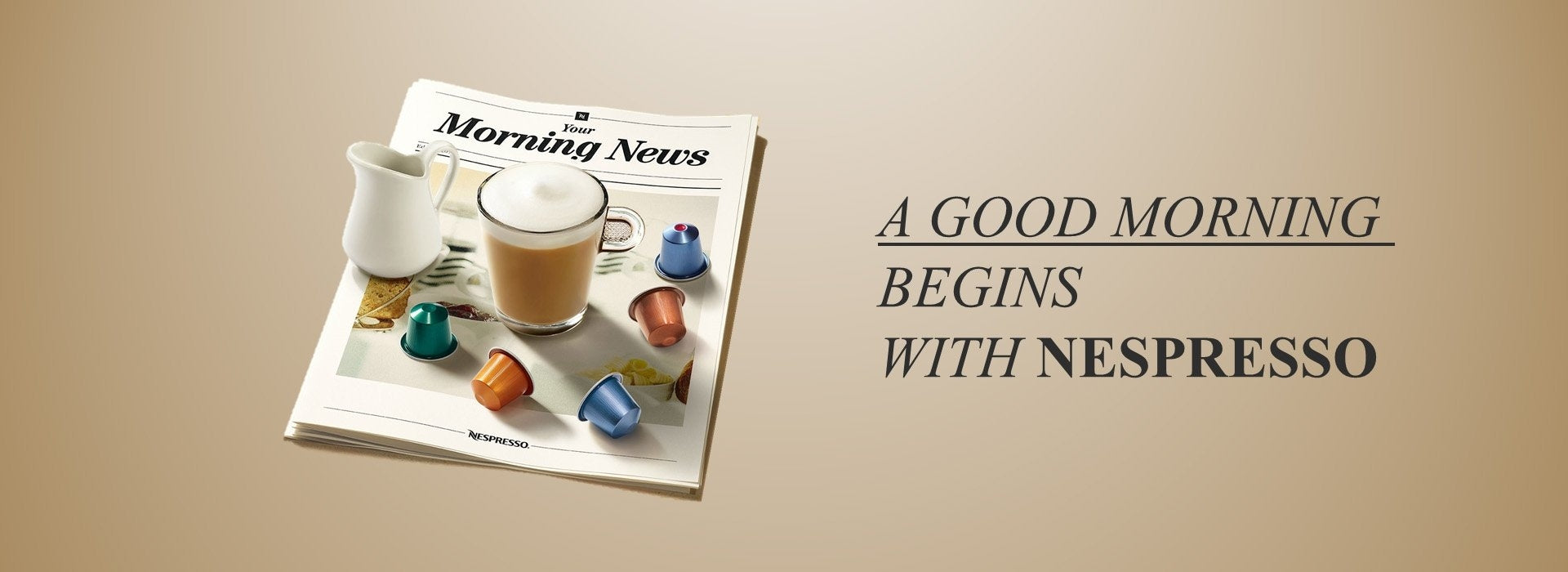 A Good Morning begings with Nespresso