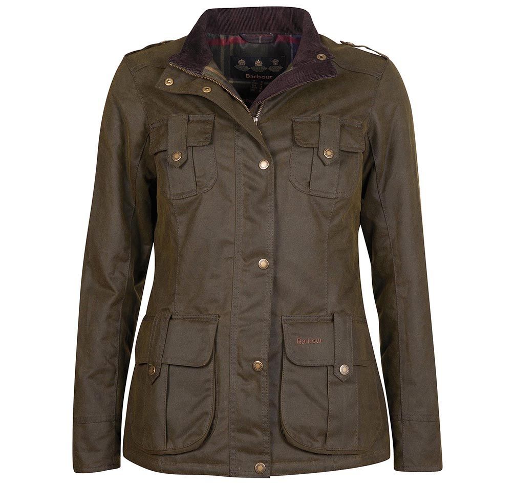 womens waxed cotton coat