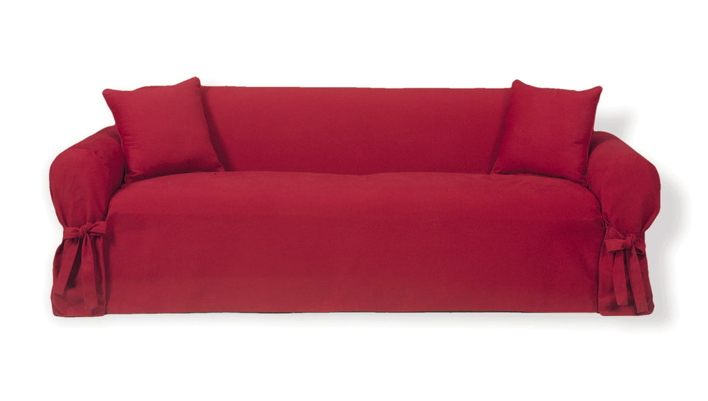 Twill Round Arm Sofa – The Slipcover Company