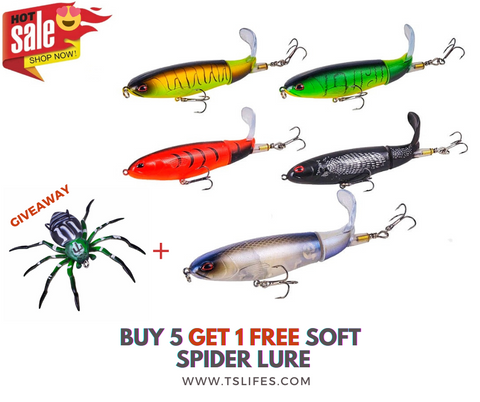 WALK FISH 1PCS 11cm 24g Floating Fishing Lure Whopper Popper