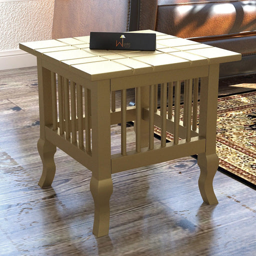 Spindle shop end table