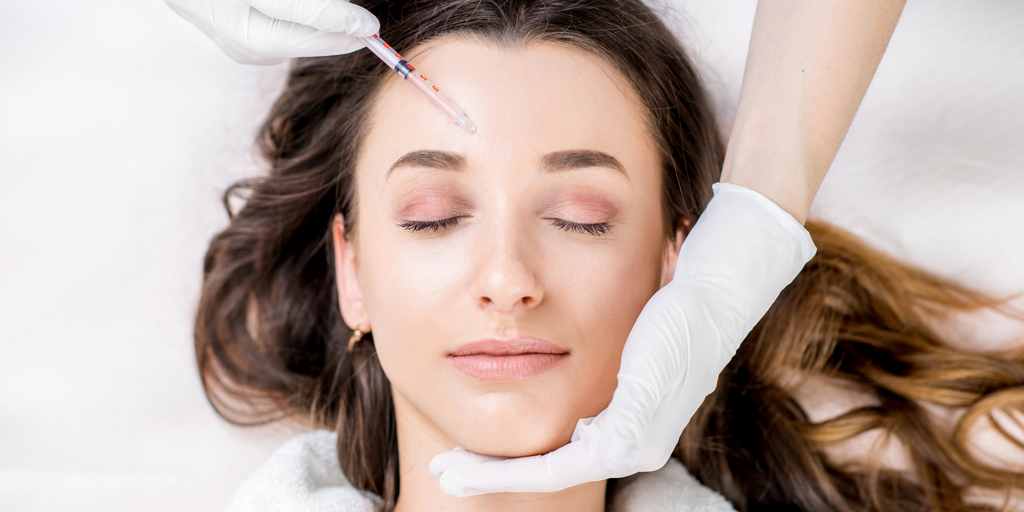 woman getting botox for oily skin