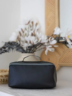 Hold All Cosmetic Bag - Midnight/Charcoal WITHOUT customization - Jadelynn Brooke®