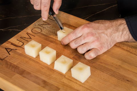 Pommes de terre à la mayonnaise de truffe noire