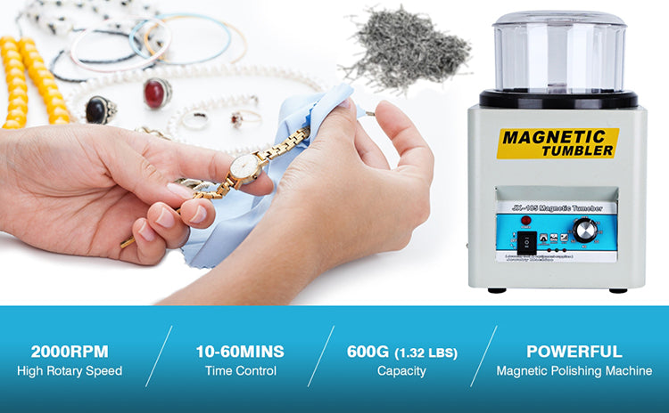 Magnetic Tumbler Jewelry Polisher Finisher Polishing Machine - China  Machine, Polishing