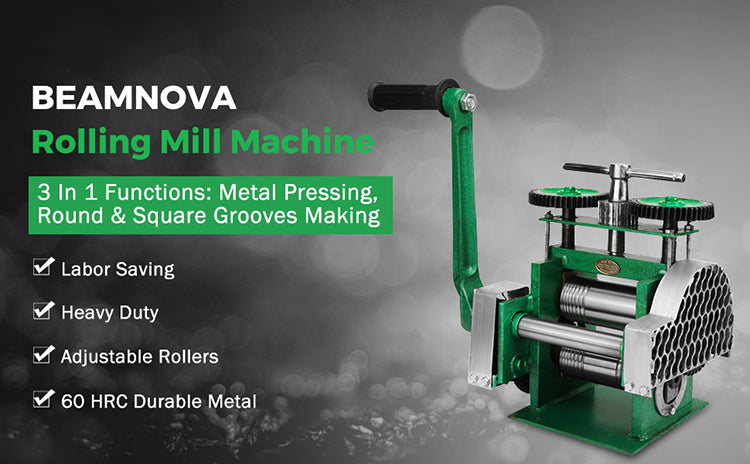 130mm Roller Jewelry Rolling Mill Manual Operation Tablet Machine