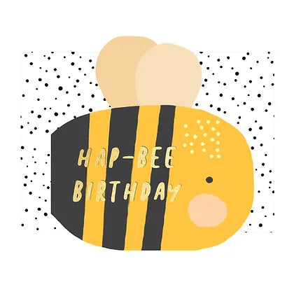 Hap-Bee Birthday Card