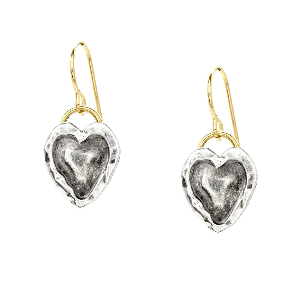 HARPO Silver Heart Earrings