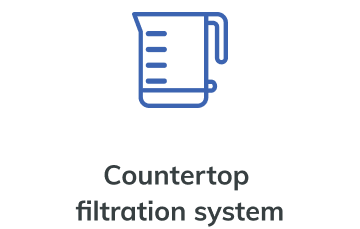 Countertop filtration system