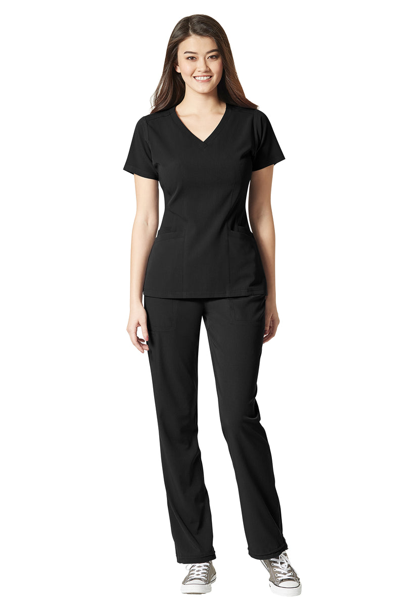 WonderWink AERO 5129 - Women's Flex Utility Cargo Pant - Black| SCRUBS.com