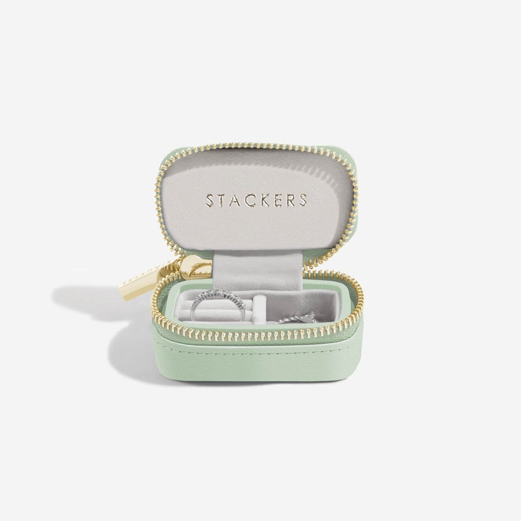 Stackers Dusky Blue Petite Travel Jewellery Box – STACKERS 