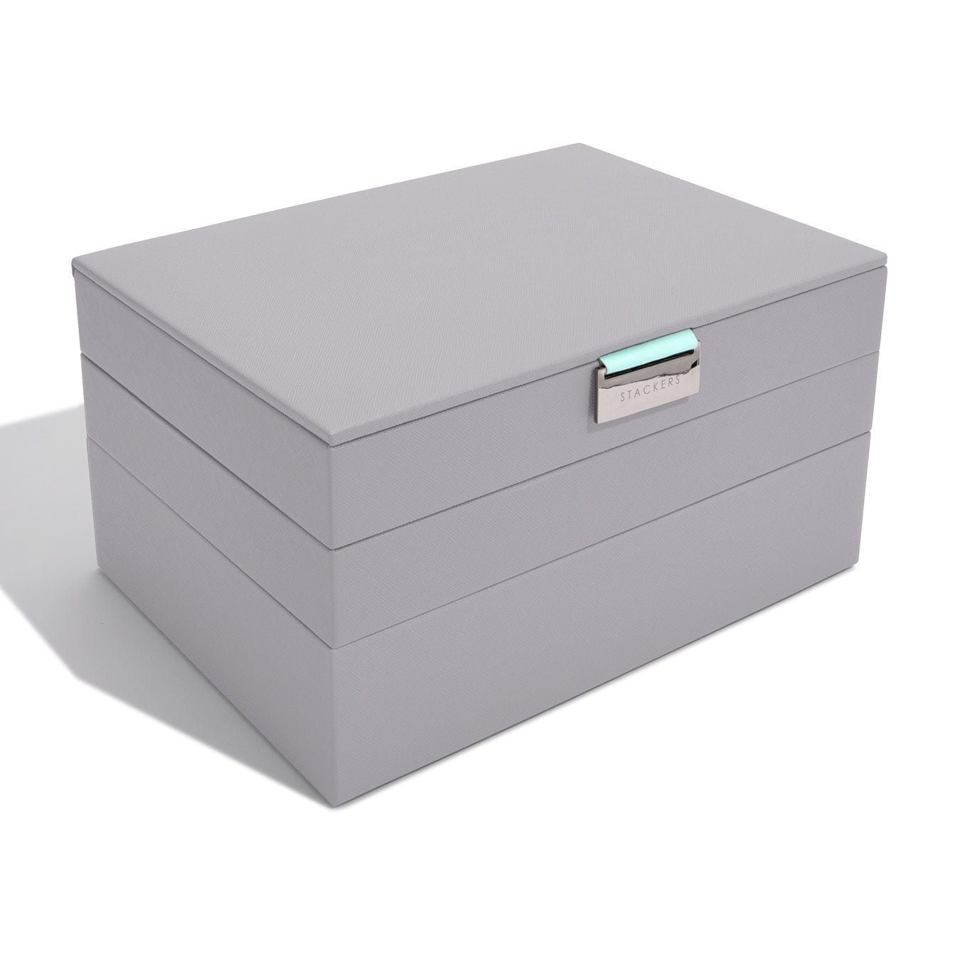 Grey Mint Classic Jewellery Box – STACKERS LONDON