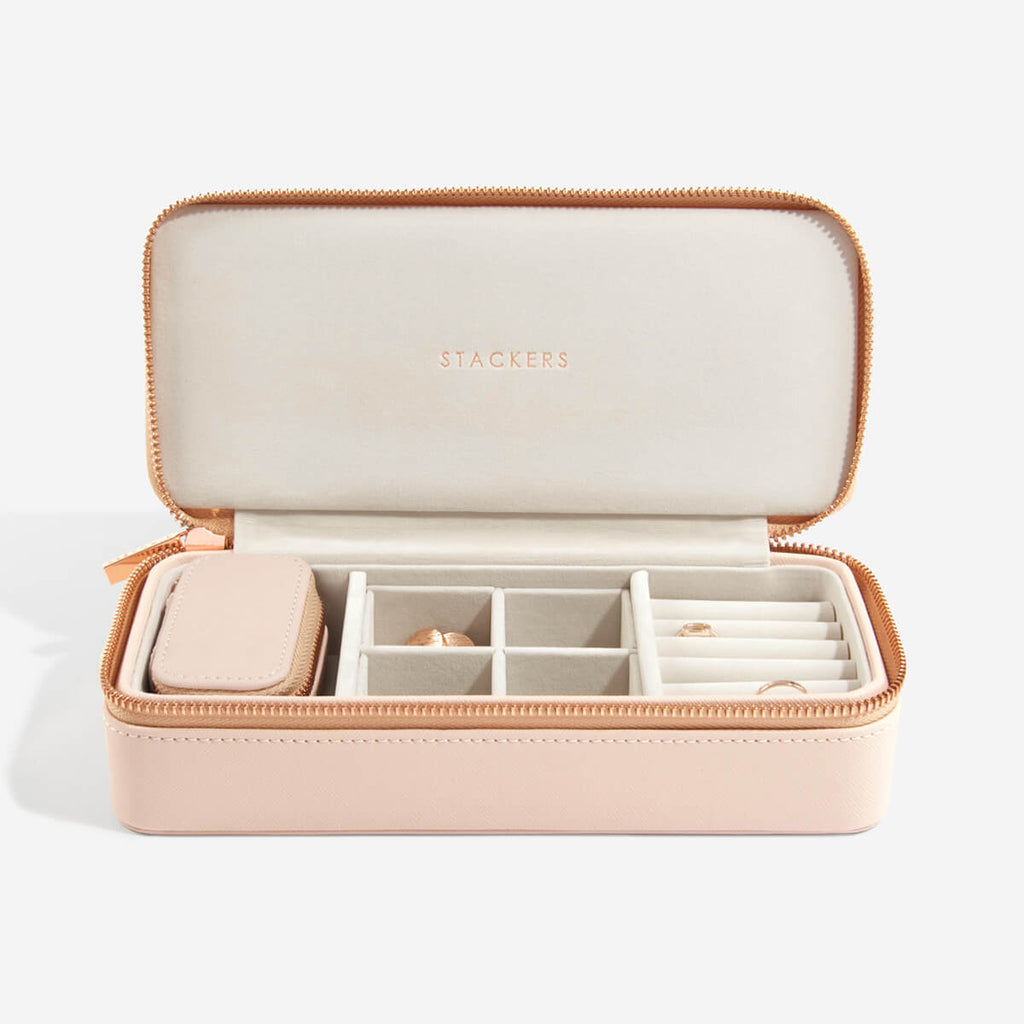 Stackers Blush Petite Travel Jewellery Box – STACKERS LONDON