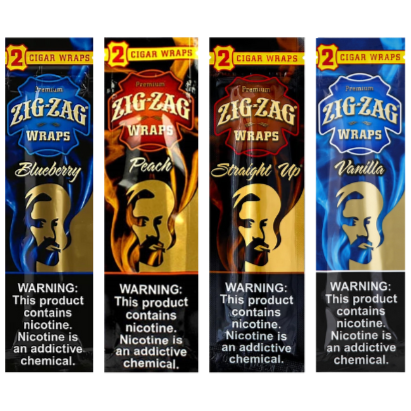 Zig Zag Premium Wraps (2-Pack)