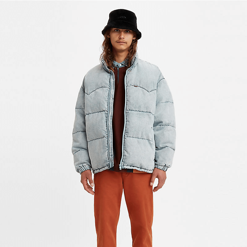 Levi's - Super Puffer Jacket - Blue Night Rider – BY SAN SEBASTIAN