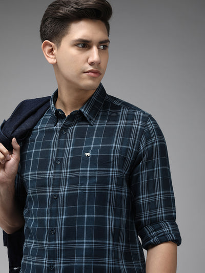 Buy THE BEAR HOUSE Men Checkered Flannel Shirt online