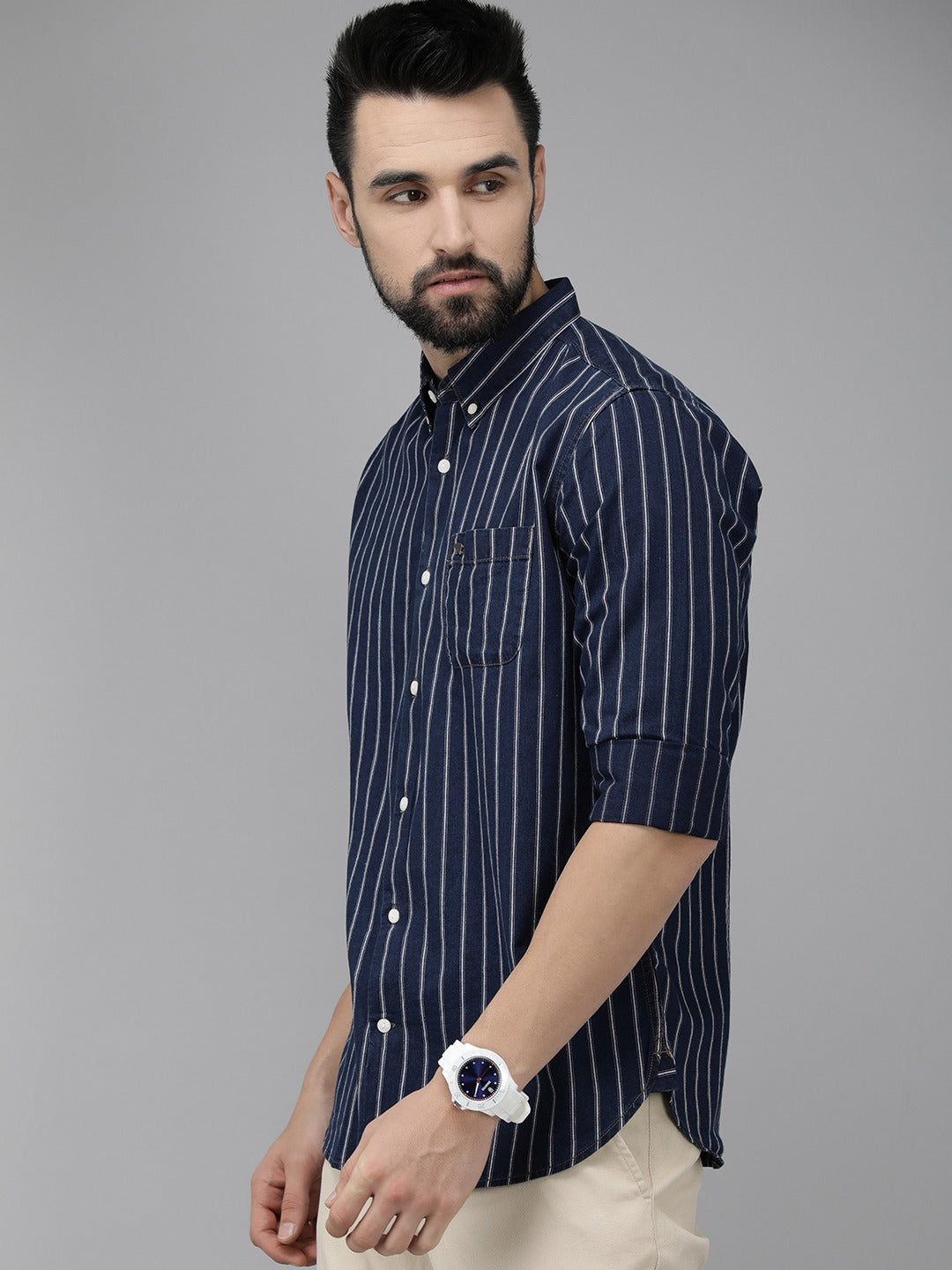 Buy Denim Shirts For Men in India @ Limeroad