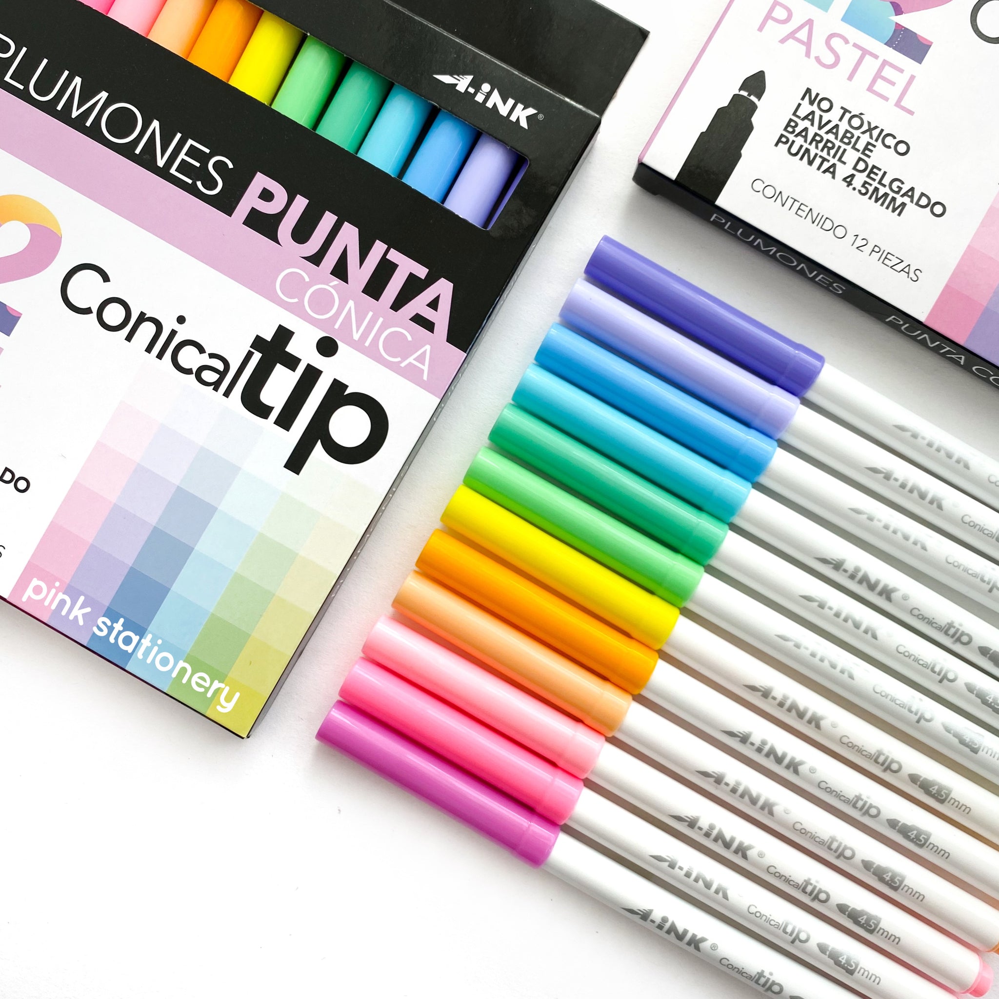 Top 79+ imagen plumones color pastel