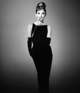 Audrey Hepburn in a Little Black Dress