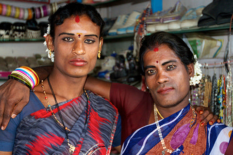 A pair of Hindu crossdressers