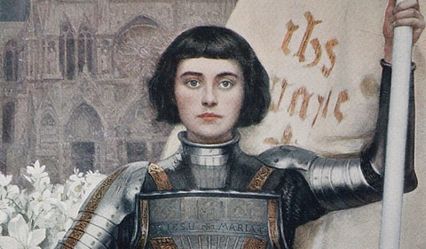 A painting of Joan of Arc