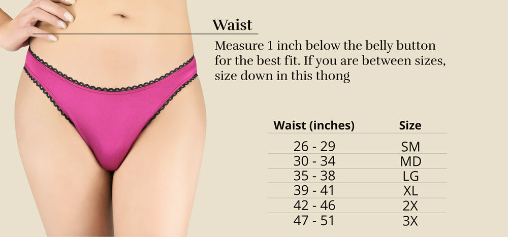 Sizing chart