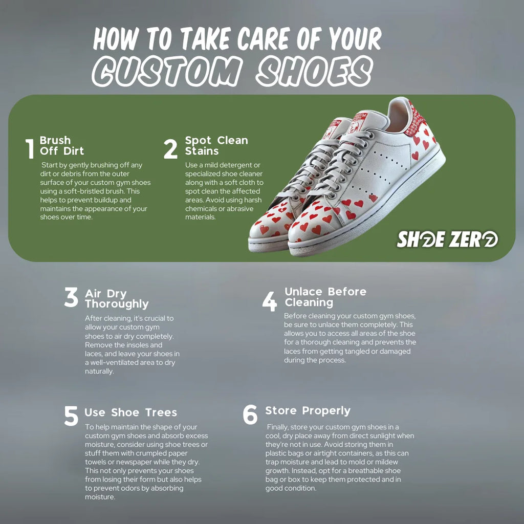 Step by step guide on how to customize shoes
