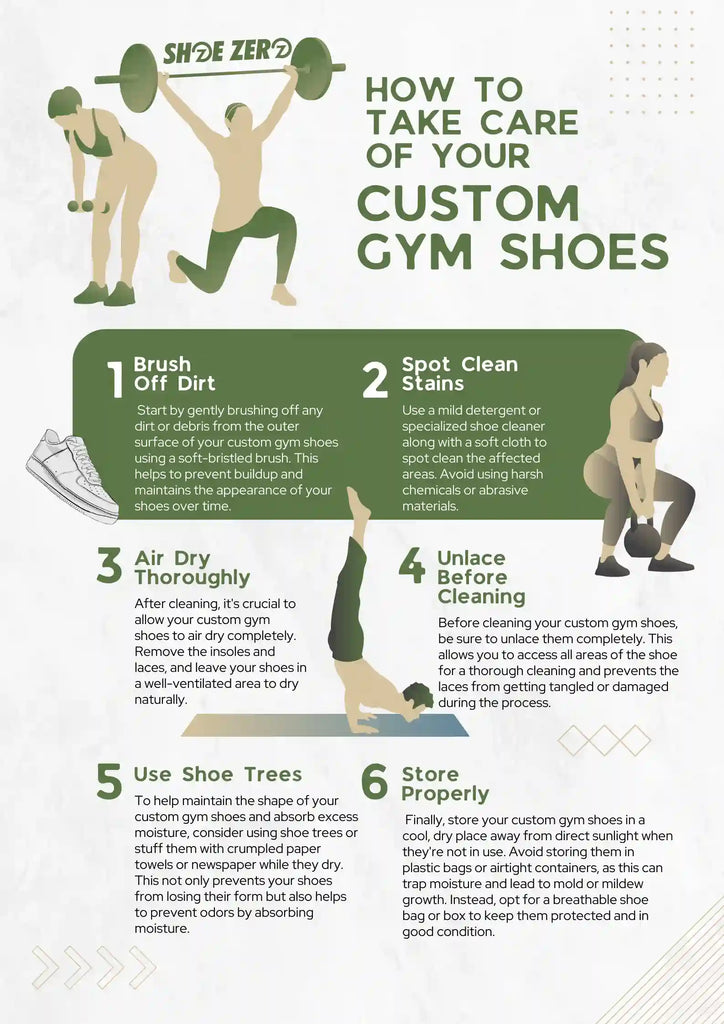 How to take care of Shoe Zero customized gym shoes