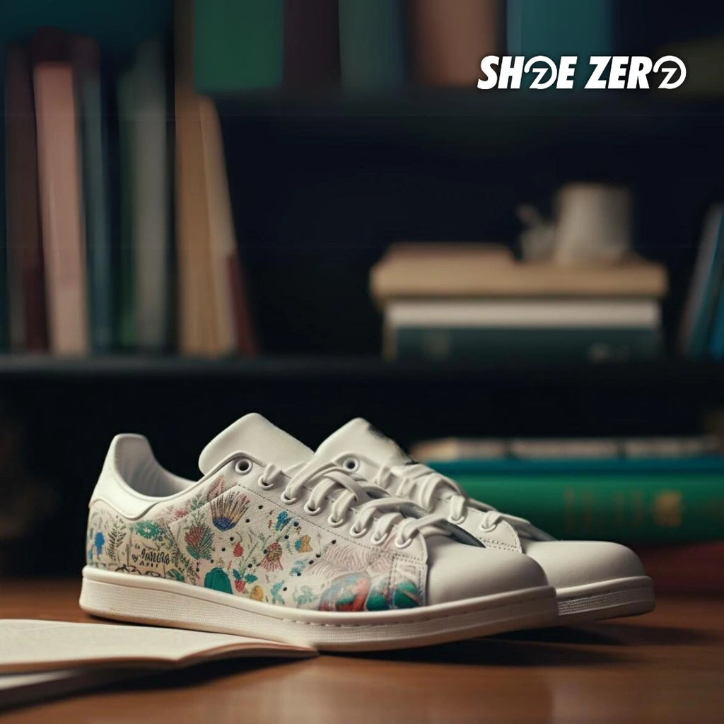 Shoe Zero customized shoes in the library