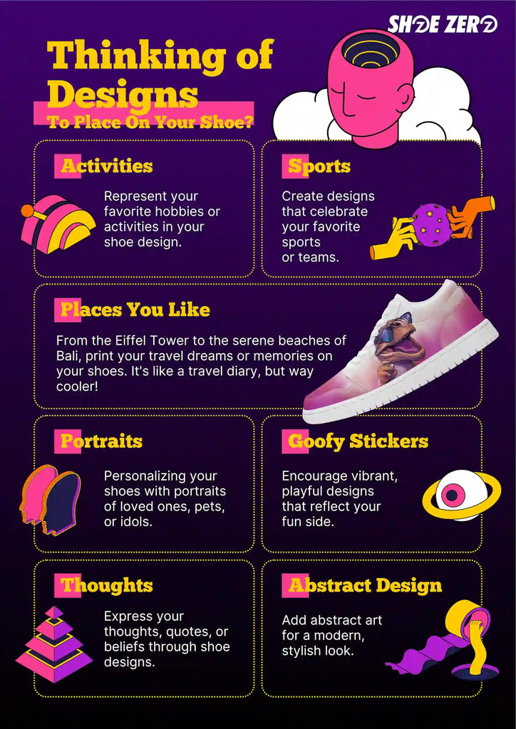 Infographic About Ways To Design Your Custom Shoes