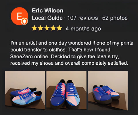 Shoe Zero positive review of a business owner