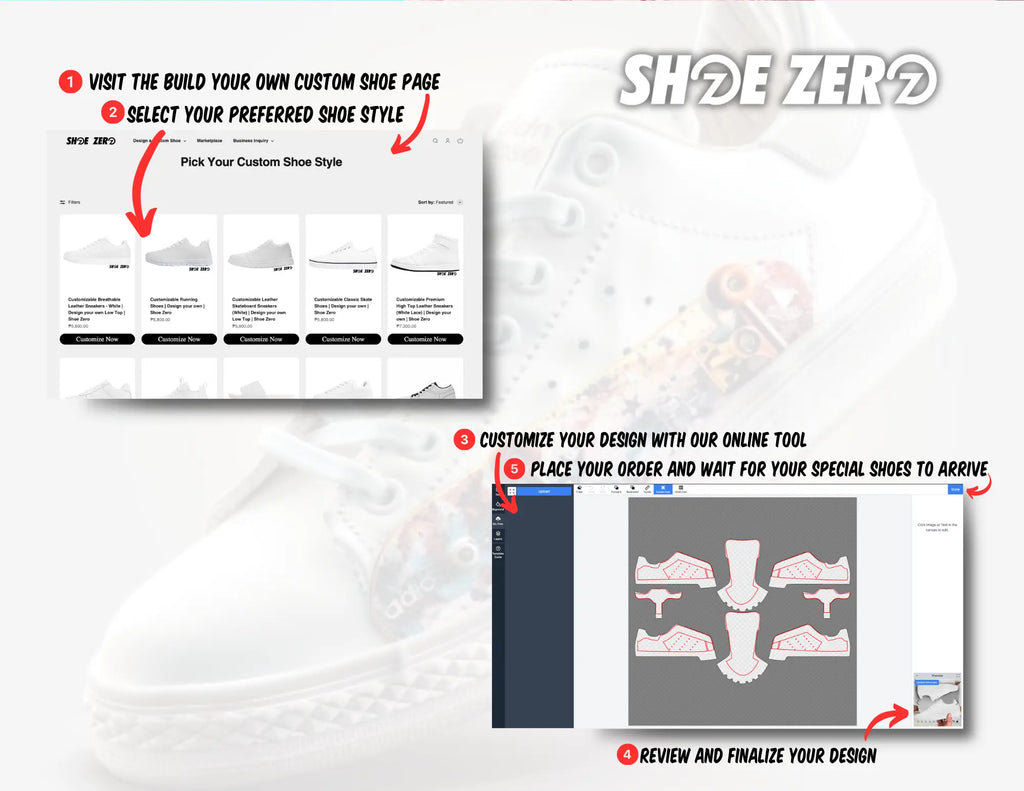 Effortless tutorial for customizing your shoes with Shoe Zero