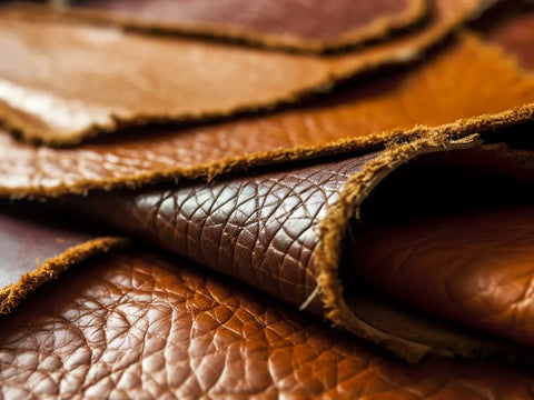 close-up photo of leather with texture