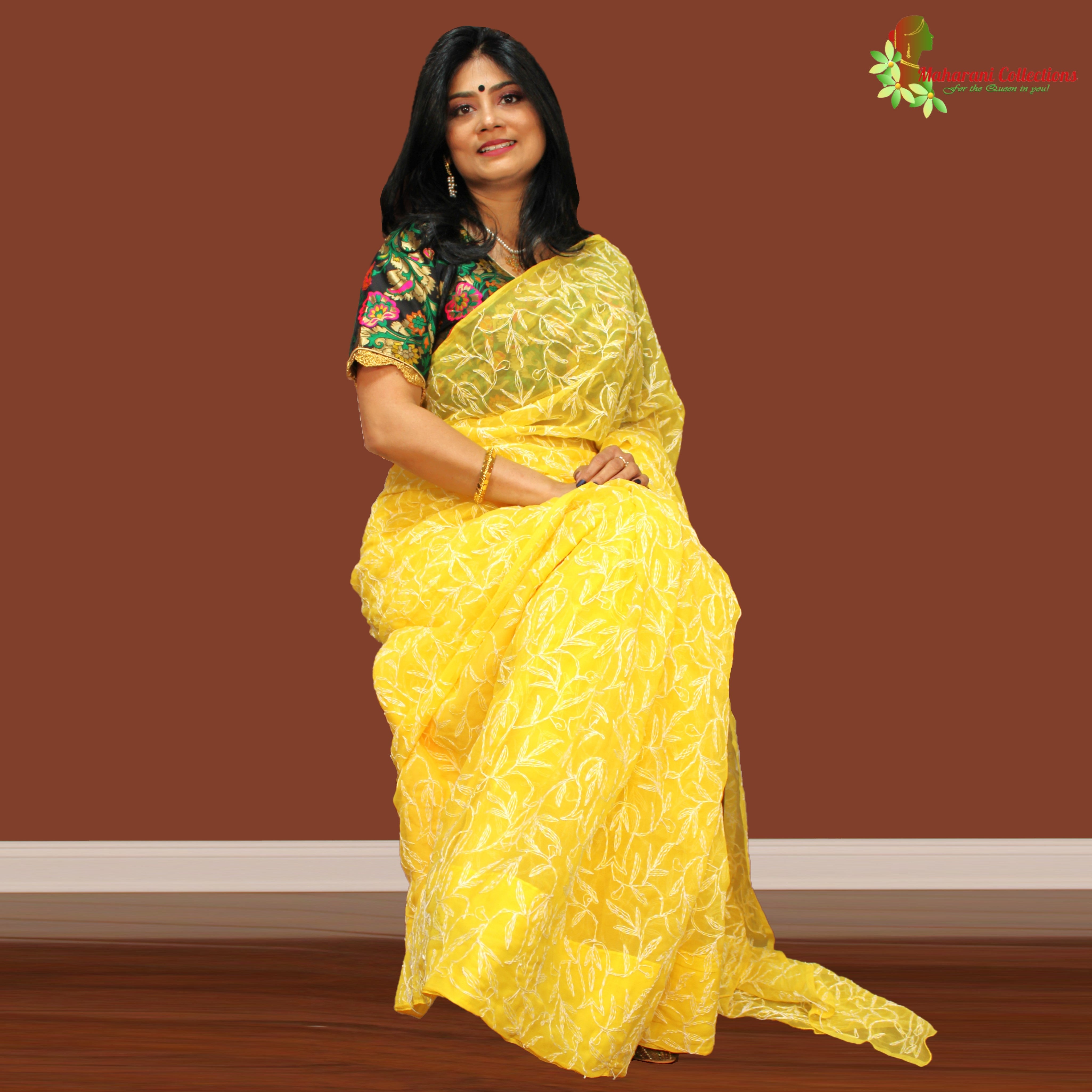 Buy Lucknowi Chikan Sarees online, Pure Lucknowi Chikan Sarees, Trendy Lucknowi  Chikan Sarees , online shopping ind… | Elegant saree, Saree designs, Indian  dresses