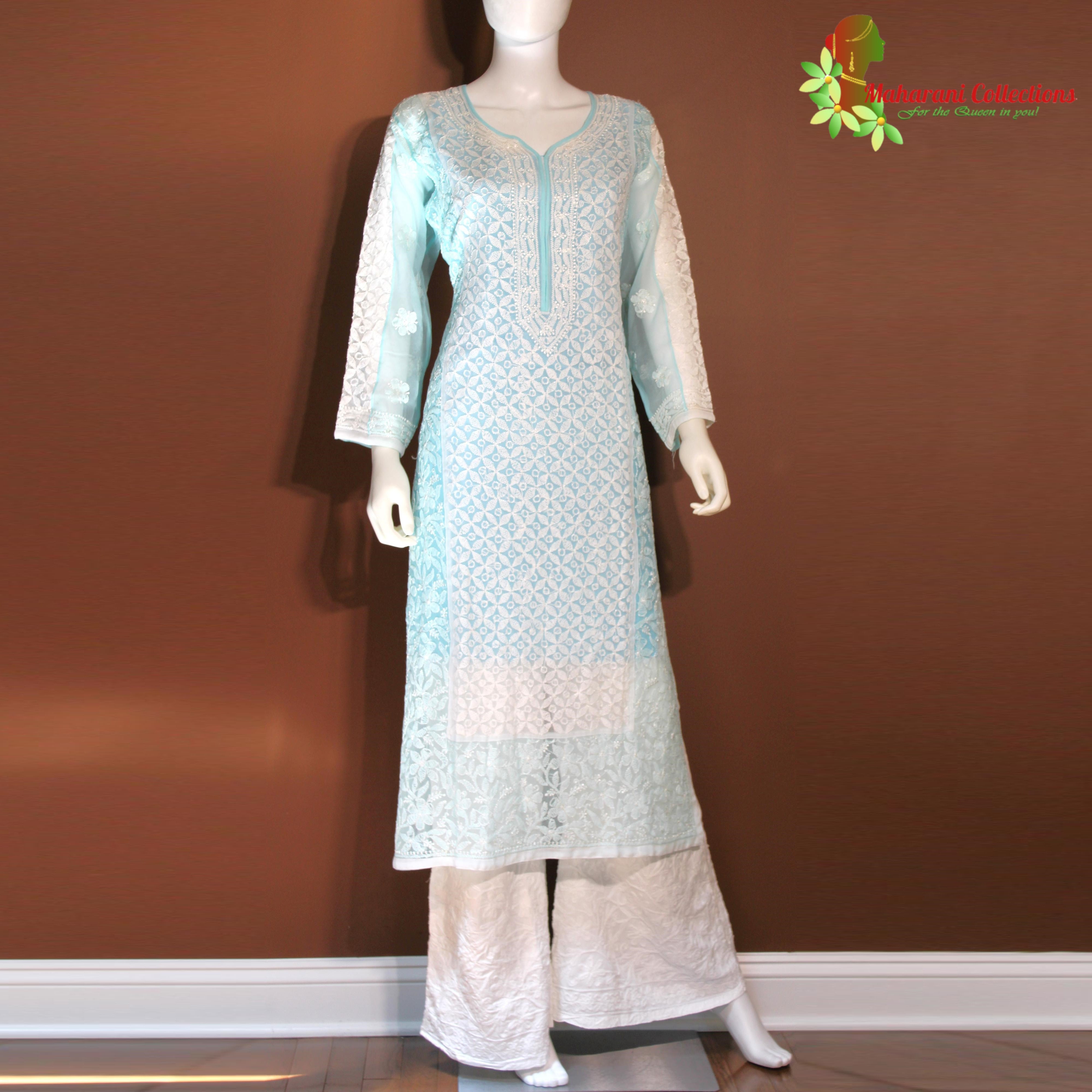 Aggregate 185+ lucknowi kurti with palazzo