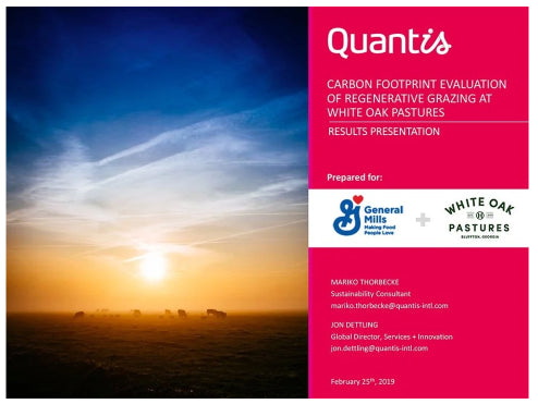 Quantis Life Cycle Assessment Cover