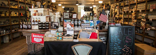 Interior of the general store