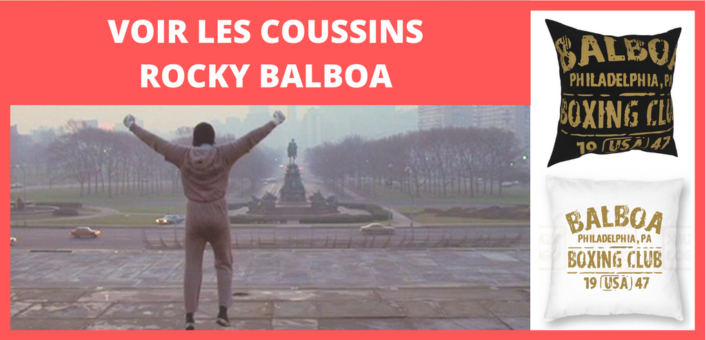 Voir les coussins Rocky Balboa