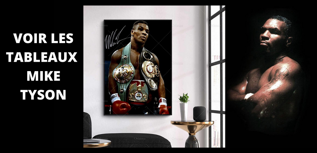 Tableau boxe Mike Tyson Champion du Monde