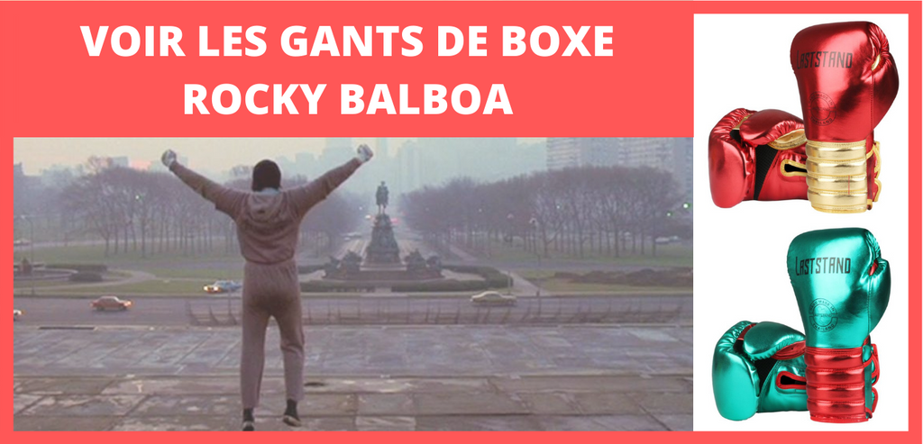 Voir les gants de boxe Rocky Balboa